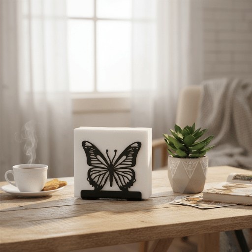 Butterfly Napkin Holder _ Metal Dining Table Décor