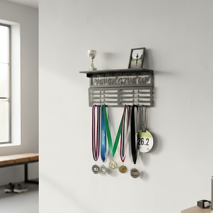 Never Give Up Motivational Wall Decor _ Modern Inspirational Quote Art