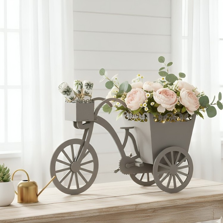 Large Metal Cycle Home Decor _ Artistic Statement Centerpiece