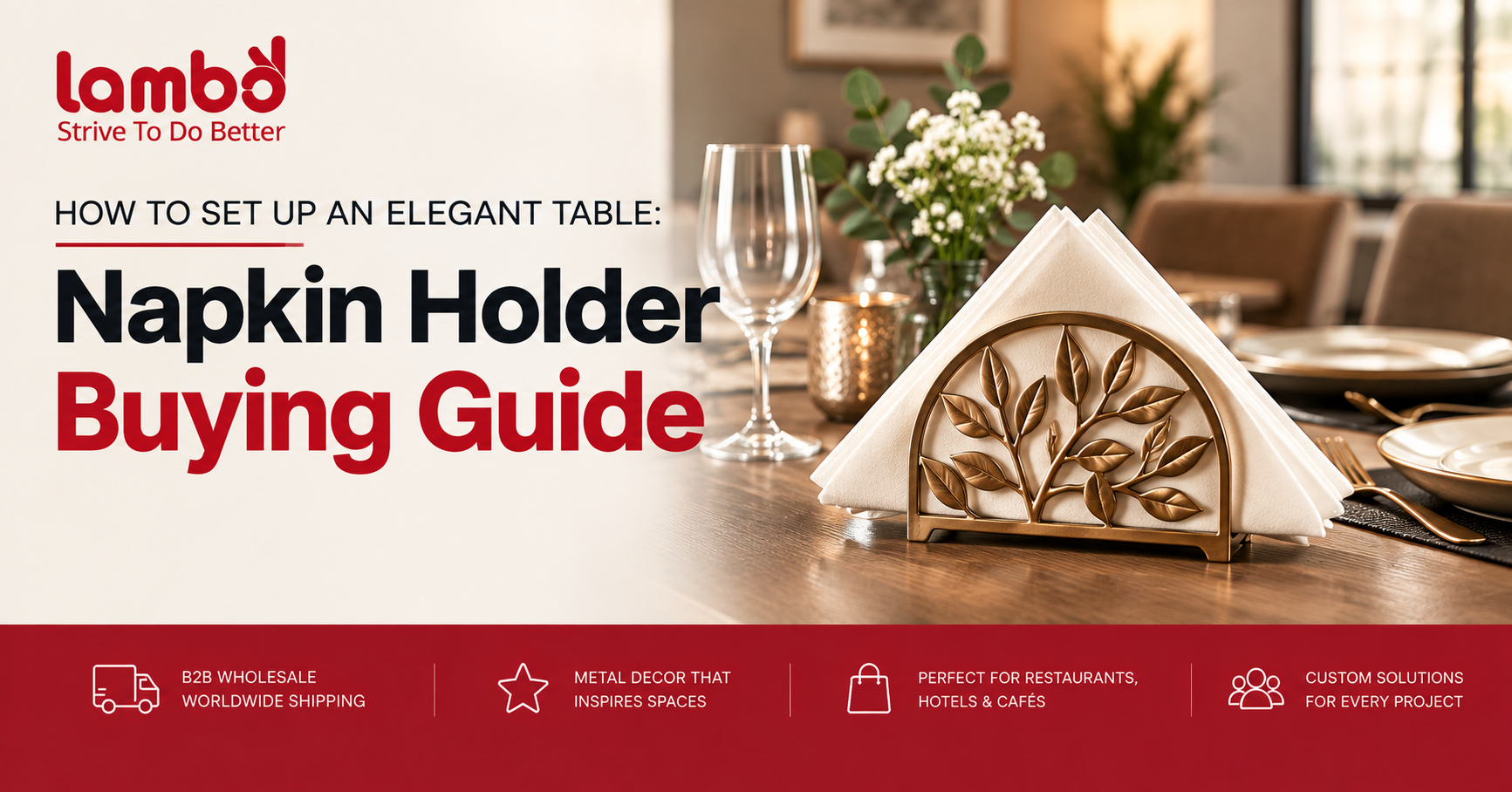 How to Set Up an Elegant Table: Napkin Holder Buying Guide